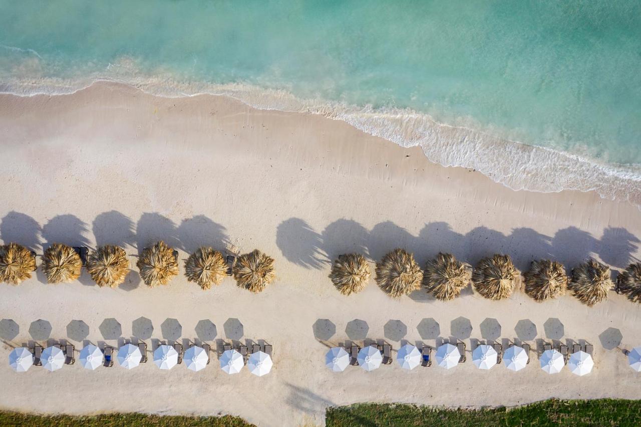 Отель Ocean Eden Bay (Adults Only) Spring Rises Экстерьер фото Aerial view of the beach at Atlantis Paradise Island
