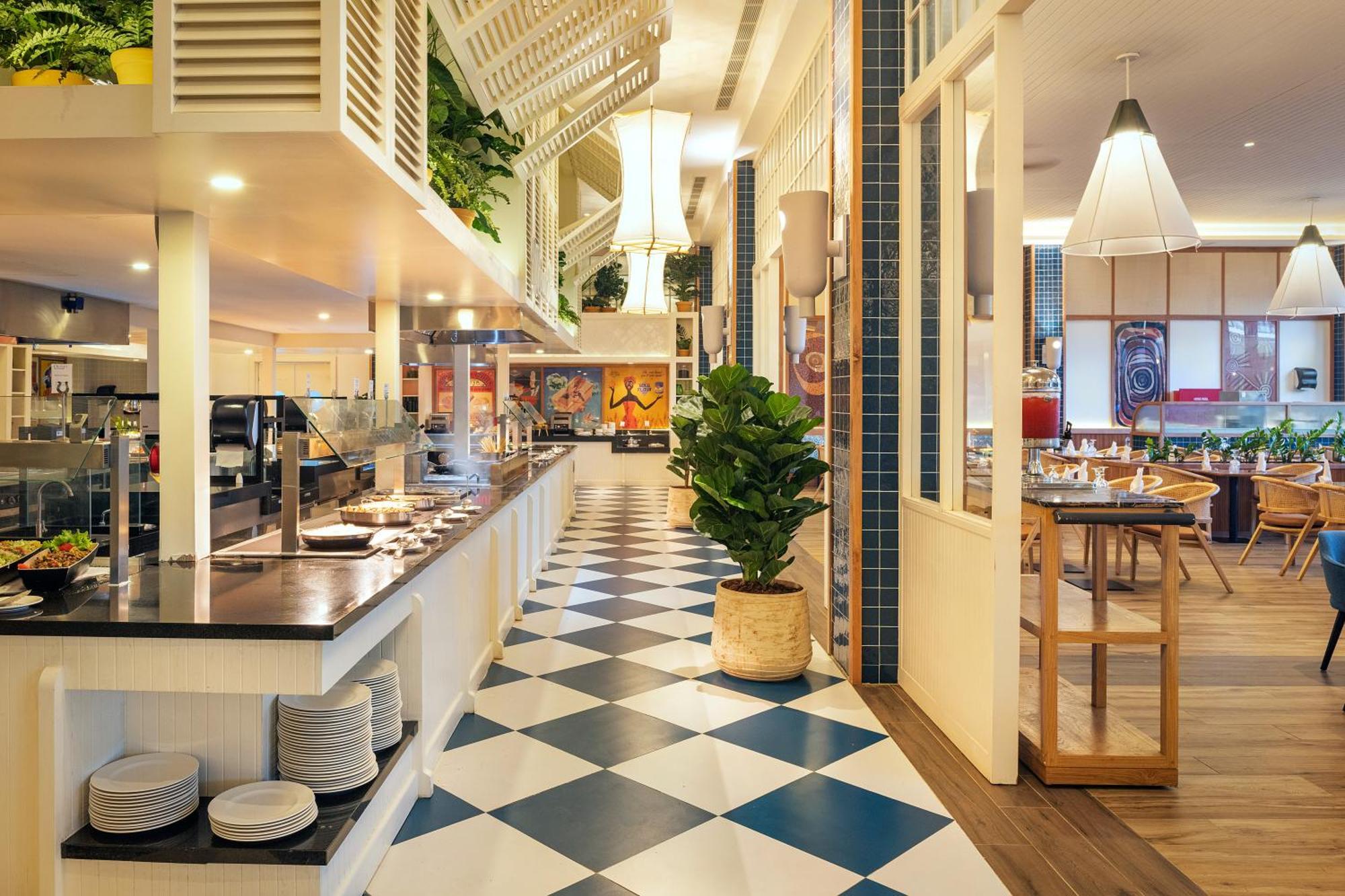 Отель Ocean Eden Bay (Adults Only) Spring Rises Экстерьер фото The restaurant